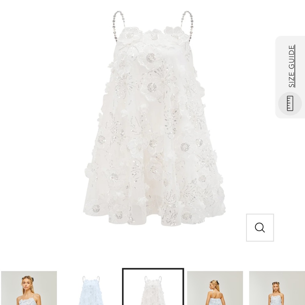 Elegant White Mini Dress